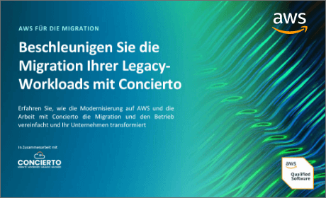 Beschleunigen Sie Ihre Legacy-Workload-Migrationen mit Concierto 